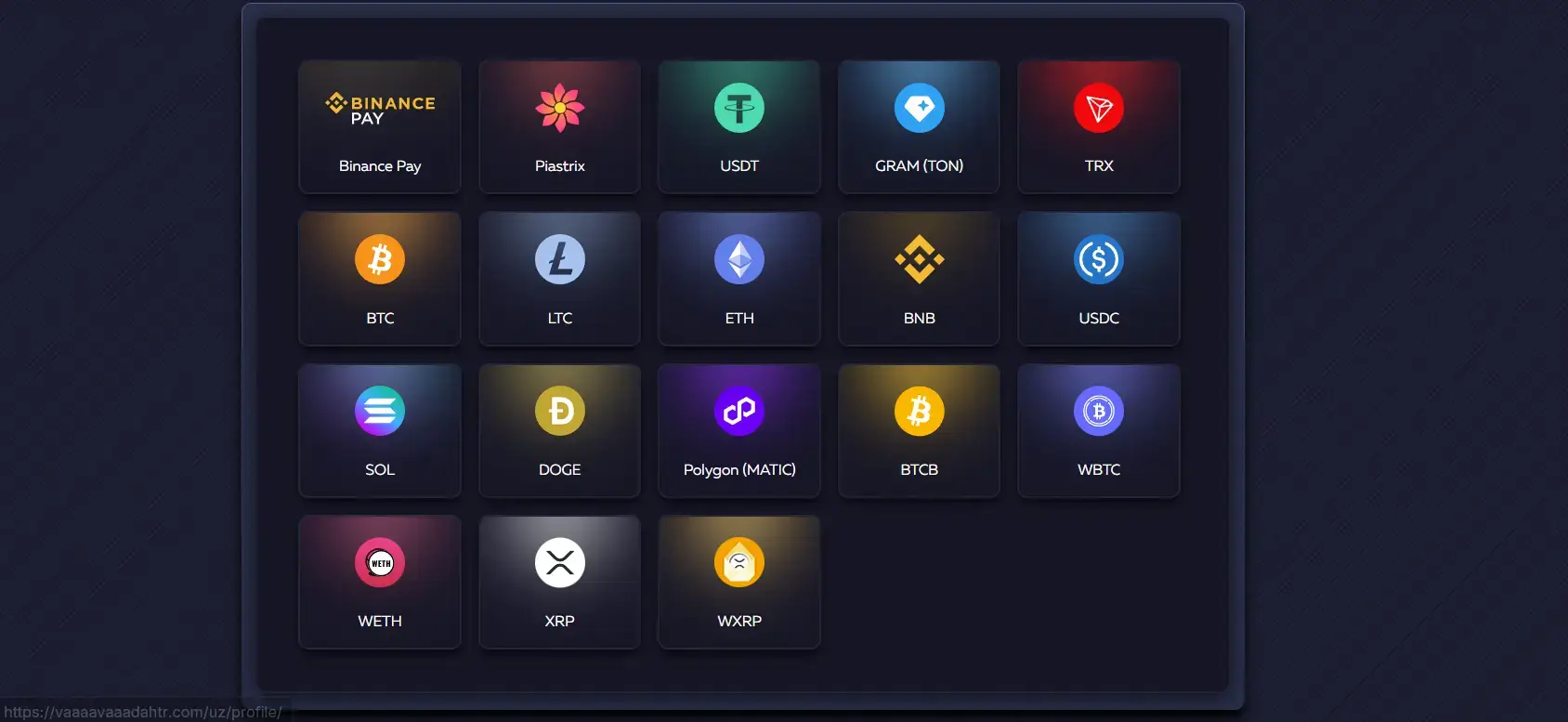 Vavada payment